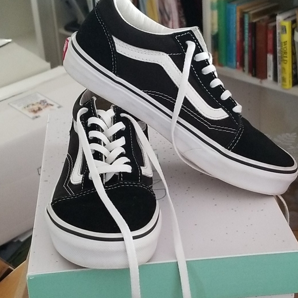 Vans Other - ⛔SOLD⛔Old Skool Lace Up Black/Tru Wht Kids